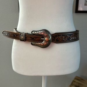 Resistol country western women’s belt leather